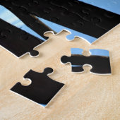 Fontein op de puzzelvijver legpuzzel (Zijkant)