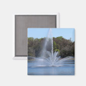 Fontein op een meer magneet (Voorkant / Achterkant)