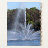 Fontein op een meer planner (Achterkant)