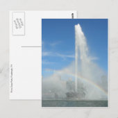 fontein op het punt briefkaart (Voorkant / Achterkant)