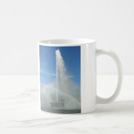 fontein op het punt koffiemok