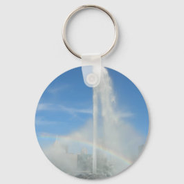 fontein op het punt sleutelhanger