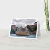Fontein op Trafalgar Square, Londen Kaart (Voorkant)