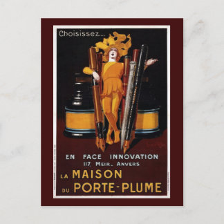  fontein Pen reclame Briefkaart