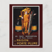 fontein Pen reclame Briefkaart (Voorkant)