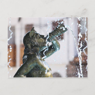 Fontein, Plaza de Armas, Cusco, Peru Briefkaart