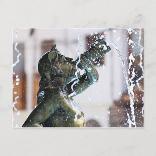 Fontein, Plaza de Armas, Cusco, Peru Briefkaart (Voorkant)