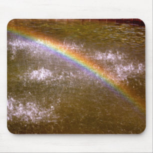 Fontein Regenboog Mousepad Muismat
