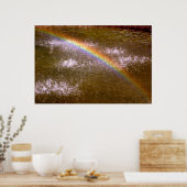 Fontein regenboog Poster (Keuken)