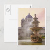 fontein, Royal Exhibition Buildings, Melbourne Briefkaart (Voorkant / Achterkant)
