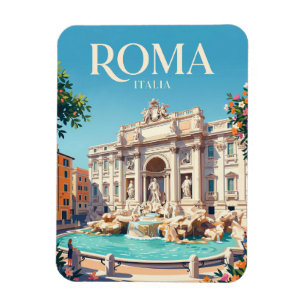 Fontein Trevi Italië Magneet