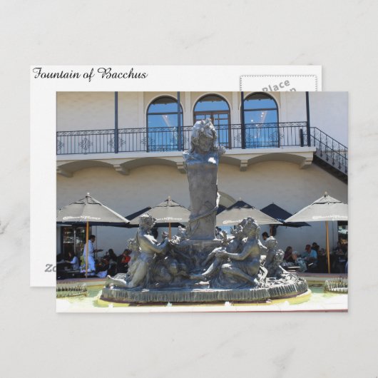 Fontein van Bacchus Briefkaart (Voorkant / Achterkant)