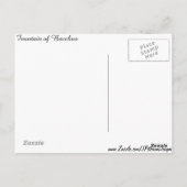 Fontein van Bacchus Briefkaart (Achterkant)