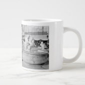 Fontein van de Romeinse sculptuur van Neptunus Grote Koffiekop (Rechts)