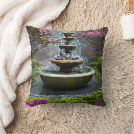 fontein van het leven kussen