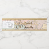 Fontein van Jeugd Oude Wereld Water Bottle Kind Waterfles Etiket (Enkel label)