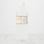 Fontein van Jeugd Oude Wereld Water Bottle Lady Waterfles Etiket (Achterkant)