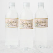 Fontein van Jeugd Oude Wereld Waterfles Labels Etiket (Flessen)
