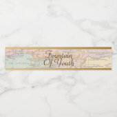 Fontein van Jeugd Oude Wereld Waterfles Labels Etiket (Enkel label)