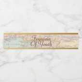 Fontein van Jeugd Oude Wereld Waterfles Labels Waterfles Etiket (Enkel label)