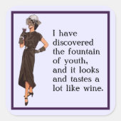 Fontein van Jeugd Sticker (Voorkant)