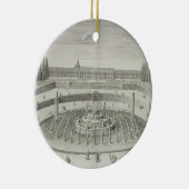 Fontein van Latone te Versailles, 1714, uit 'Les' Keramisch Ornament (Rechts)