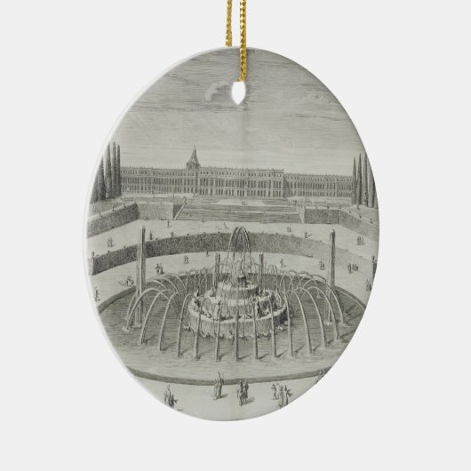 Fontein van Latone te Versailles, 1714, uit 'Les' Keramisch Ornament (Rechts)