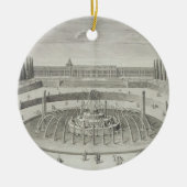 Fontein van Latone te Versailles, 1714, uit 'Les' Keramisch Ornament (Voorkant)