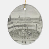 Fontein van Latone te Versailles, 1714, uit 'Les' Keramisch Ornament (Links)