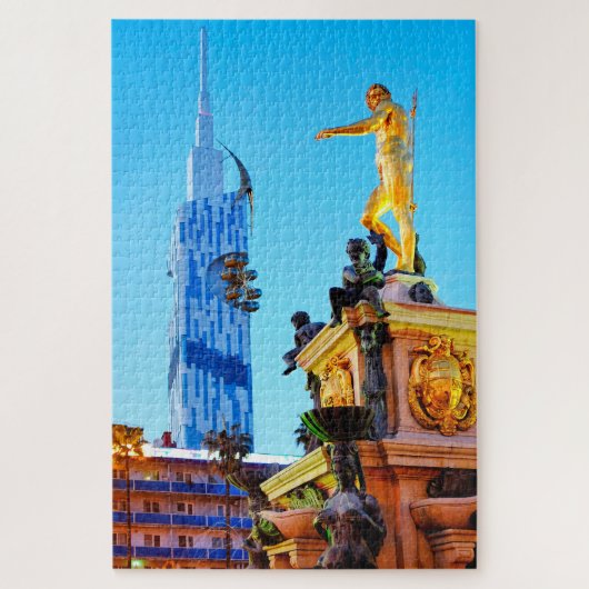 Fontein van Neptunus Legpuzzel (Verticaal)