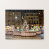 Fontein van Neptunus op het Piazza Navona - Rome Legpuzzel (Horizontaal)