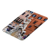 Fontein van Neptunus op het Piazza Navona - Rome Magneet (Linkerzijde)