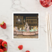 Fontein van Neptunus op het Piazza Navona - Rome Servet (Insitu)