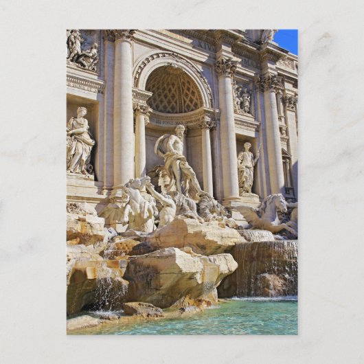 Fontein van Trevi Briefkaart (Voorkant)
