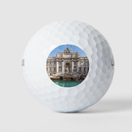 Fontein van Trevi in de vroege ochtend - Rome, Ita Golfballen