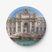 Fontein van Trevi in de vroege ochtend - Rome, Ita Papieren Bordje (Voorkant)