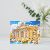 Fontein van Trevi, Rome, Italië Briefkaart (Staand voorkant)