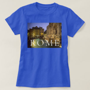 Fontein van Trevi 's nachts   Rome, Lazio, Italië T-shirt