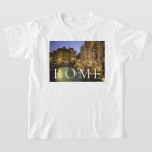 Fontein van Trevi 's nachts   Rome, Lazio, Italië T-shirt
