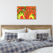 Fontein van tulpen kunst canvas afdruk (Insitu (Slaapkamer))