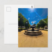 Fontein Zonnige Dag Uitzicht Briefkaart (Voorkant / Achterkant)