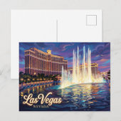 Fonteinen Bellagio VS Briefkaart (Voorkant / Achterkant)