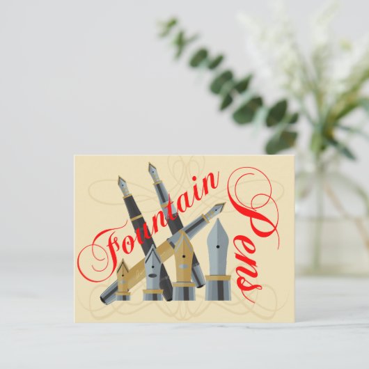 fonteinen briefkaart (Staand voorkant)