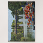 Fonteinen en libellenbrug, Singapore Legpuzzel (Verticaal)