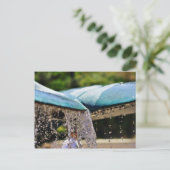 fonteinen in het Birch aquarium in La Jolla Briefkaart (Staand voorkant)