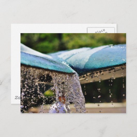 fonteinen in het Birch aquarium in La Jolla Briefkaart (Voorkant / Achterkant)