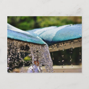 fonteinen in het Birch aquarium in La Jolla Briefkaart