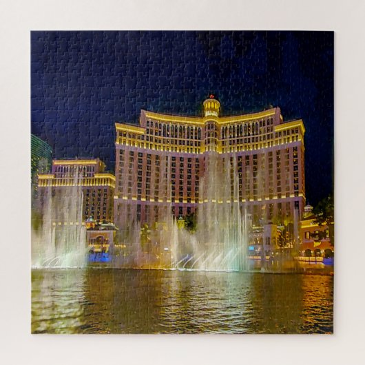 Fonteinen in Las Vegas Legpuzzel (Verticaal)