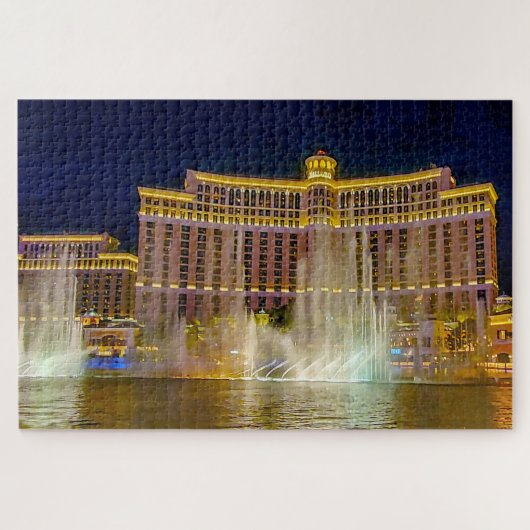 Fonteinen in Las Vegas Legpuzzel (Horizontaal)