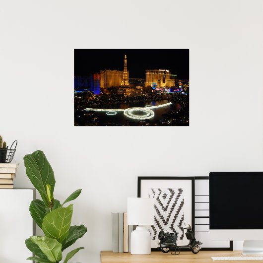 fonteinen op straat poster (Thuiskantoor)